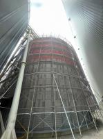 台灣大食品-3000噸小麥倉-除鏽工程