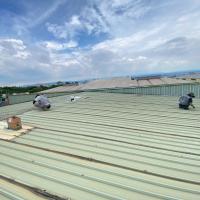 台中工業區-烤漆板漏水.補板及倉庫牆面除霉油漆工程