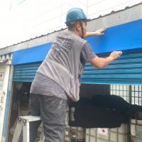 中科廠區-貨櫃屋除鏽油漆工程